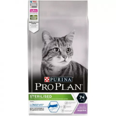 Pro Plan Sterilised 7+ корм сухой для стерилизованных кошек старше 7 лет, с высоким содержанием индейки