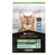 Pro Plan Sterilised корм сухой для стерилизованных кошек и кастрированных котов для поддержания здоровья почек с высоким содержанием кролика