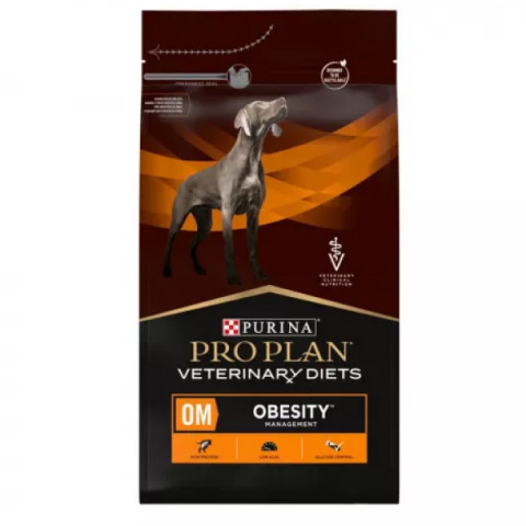 Purina Pro Plan Veterinary Diets OM Obesity Management корм сухой для собак для снижения избыточной массы тела, при сахарном диабете