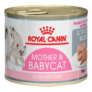 Royal Canin Mother&Babycat корм для котят в период первой фазы роста и отъема, беременных и кормящих кошек, мусс, 0,195г