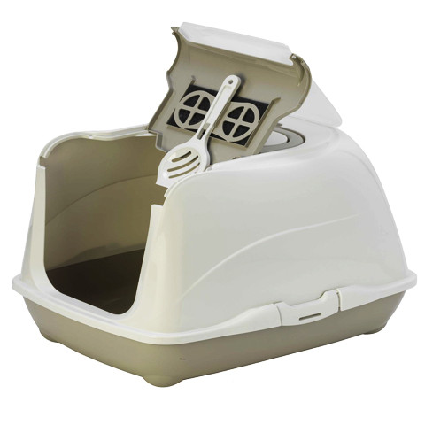 Moderna туалет закрытый для больших кошек Flip Cat, 57х44х41см
