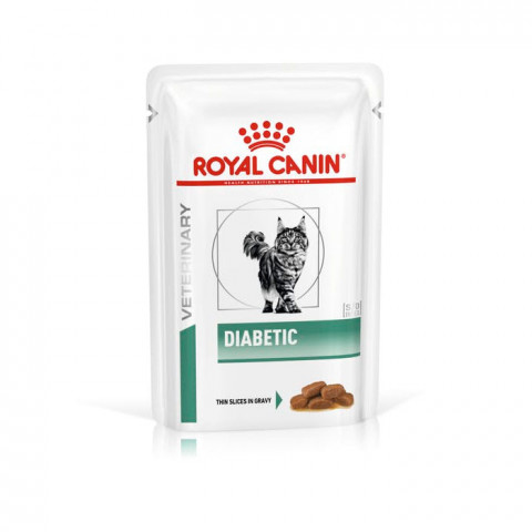 Royal Canin Diabetic корм для кошек страдающих сахарным диабетом пауч