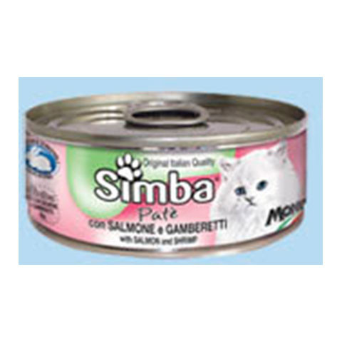 Simba Cat Mousse мусс для кошек лосось, креветки