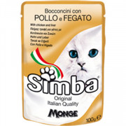 Simba Cat Pouch паучи для кошек курица с печенью