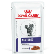 Royal Canin Neutered Weight Balance Корм диетический для взрослых котов и кошек с момента стерилизации, соус