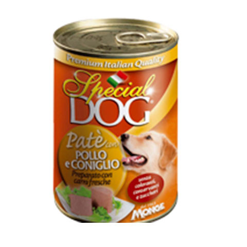 Special Dog консервы для собак паштет курица с кроликом