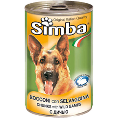 Simba Dog консервы для собак кусочки дичи