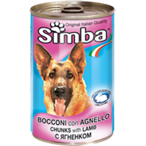 Simba Dog консервы для собак кусочки ягненка