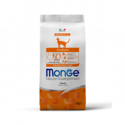 Monge Cat Sterilised Duck корм для стерилизованных кошек с уткой