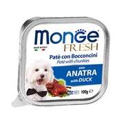 Monge Dog Fresh консервы для собак утка