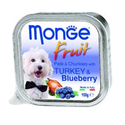 Monge Dog Fruit консервы для собак индейка с черникой