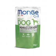 Monge Dog Grill Pouch паучи для собак ягненок с овощами
