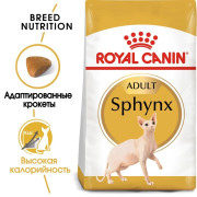 Royal Canin Sphynx корм для кошек породы Сфинкс