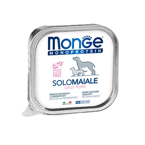 Monge Dog Monoproteico Solo консервы для собак паштет из свинины