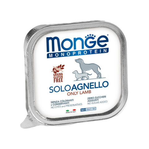 Monge Dog Monoproteico Solo консервы для собак паштет из ягненка