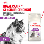 Royal Canin Sensible 33 Корм сухой сбалансированный для взрослых кошек с чувствительной пищеварительной системой