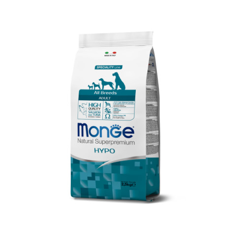 Monge Dog Speciality Hypoallergenic корм для собак гипоаллергенный лосось с тунцом