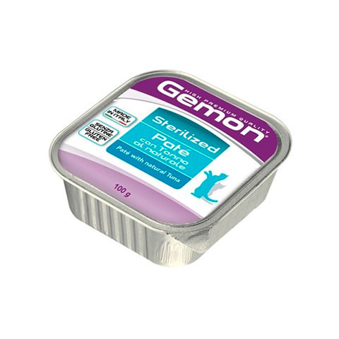 Gemon Cat Sterilized консервы для стерилизованных кошек паштет тунец