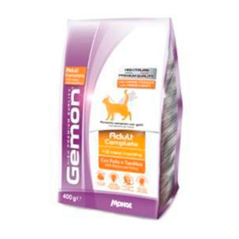 Gemon Cat корм для взрослых кошек с курицей и индейкой