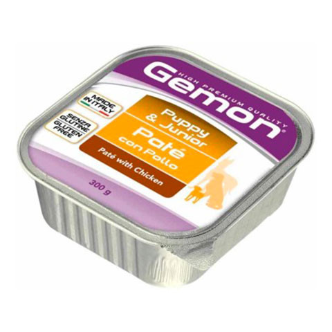 Gemon Dog консервы для щенков паштет курица