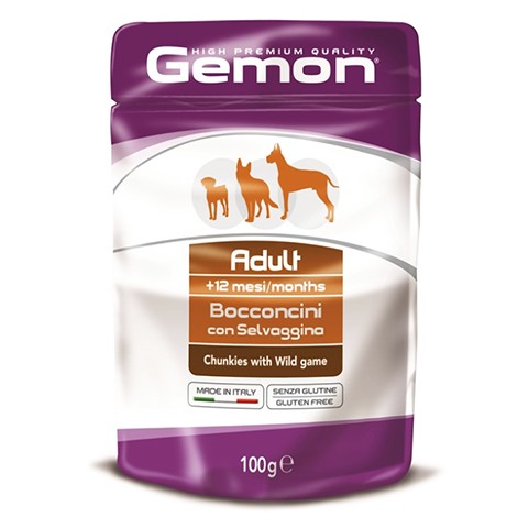Gemon Dog Pouch паучи для собак кусочки дичи