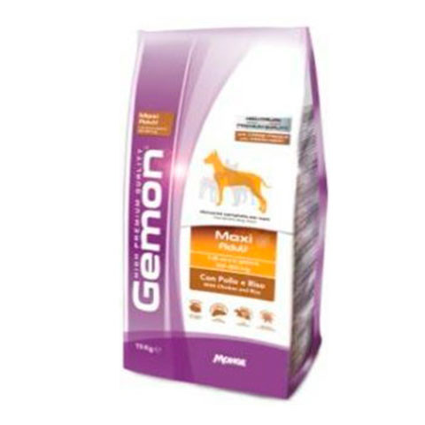 Gemon Dog Maxi корм для взрослых собак крупных пород курица с рисом