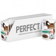 PERFECT FIT корм консервированный для стерилизованных кошек с говядиной в соусе