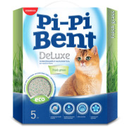 Pi-Pi-Bent DeLuxe Fresh Grass комкующийся наполнитель для кошачьего туалета