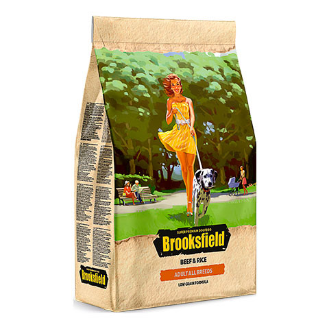 BROOKSFIELD Adult Dog All Breeds Beef сухой корм для взрослых собак говядина и рис
