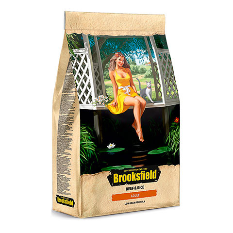 BROOKSFIELD Adult Cat Beef сухой корм для взрослых кошек говядина и рис