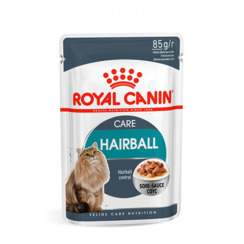 Royal Canin Hairball консервы для кошек, пауч (кусочки в соусе)