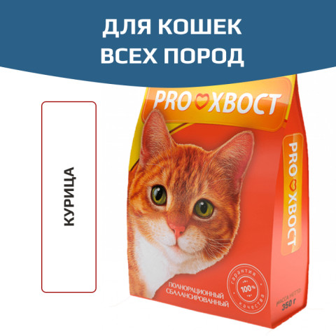 ПРОХВОСТ корм для кошек курица