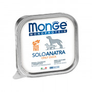 Monge Dog Monoprotein Solo консервы для собак паштет из утки