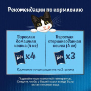 Влажный корм Felix Sensations для взрослых кошек, с индейкой в соусе со вкусом бекона