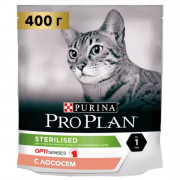 Сухой корм PRO PLAN Sterilised VITAL FUNCTIONS для взрослых стерилизованных кошек для поддержания функций почек, мозга и иммунитета, с высоким содержанием лосося