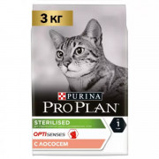 Сухой корм PRO PLAN Sterilised VITAL FUNCTIONS для взрослых стерилизованных кошек для поддержания функций почек, мозга и иммунитета, с высоким содержанием лосося