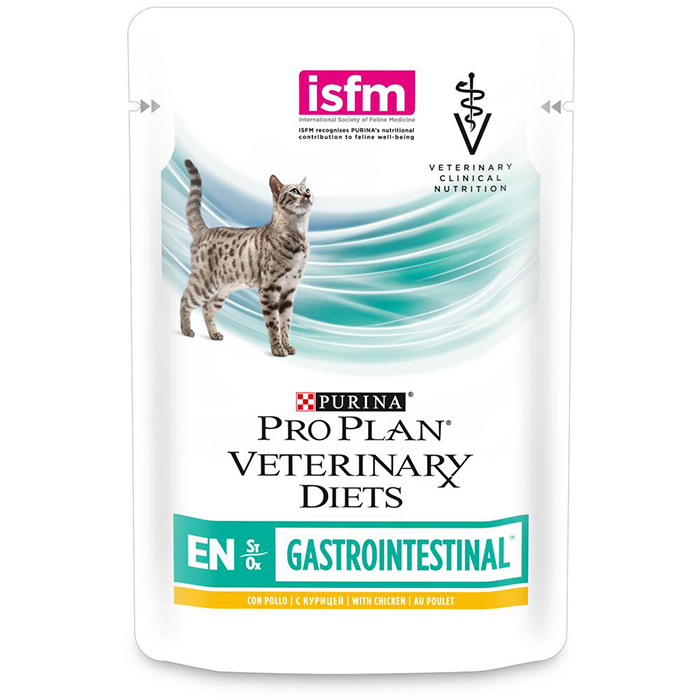 Купить корм Purina Pro Plan Veterinary Diets EN St/Ox Gastrointestinal корм  консервированный для кошек при расстройствах пищеварения курица