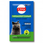 Cliny шампунь саше гипоаллергенный для кошек 10 мл