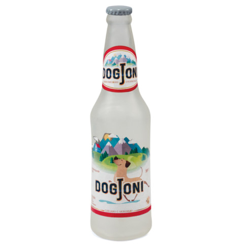Triol игрушка для собак бутылка DogJoni из винила