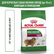 Royal Canin Mini Indoor Adult Корм сухой для взрослых собак мелких размеров, живущих в помещении