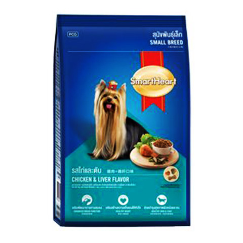 SmartHeart корм сухой для собак мелких и игрушечных пород курица и ливер