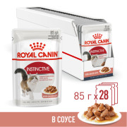 Royal Canin Instinctive Корм консервированный для взрослых кошек, соус, 85г