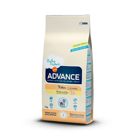 ADVANCE Baby Protect Kitten корм сухой для котят с 2 до 12 месяцев