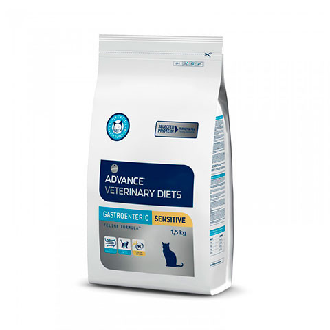 ADVANCE Gastroenteric sensitive корм сухой для кошек с заболеваниями желудочно-кишечного тракта