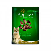 APPLAWS Cat Chicken and Asparagus pouch консервы для кошек с курицей и спаржей