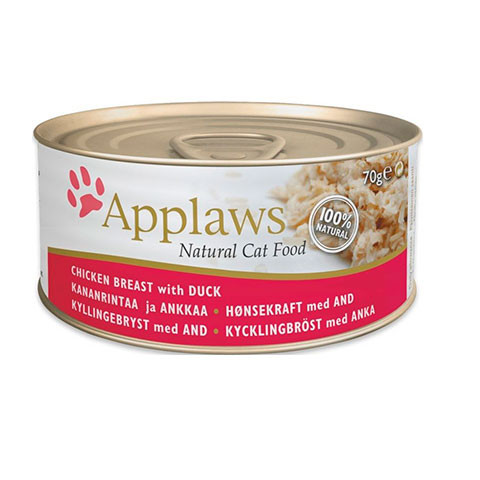 APPLAWS Cat Chicken and Duck консервы для кошек курицей и уткой