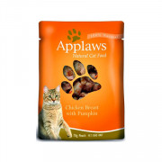 APPLAWS Cat Chicken and Pumpkin pouch консервы для кошек с курицей и тыквой