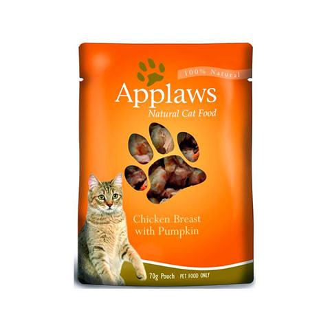 APPLAWS Cat Chicken and Pumpkin pouch консервы для кошек с курицей и тыквой