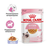 Royal Canin Kitten Instinctive консервы для котят, пауч (кусочки в желе)
