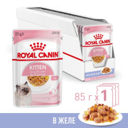 Royal Canin Kitten Instinctive консервы для котят, пауч (кусочки в желе)